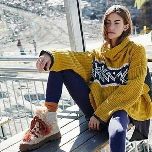 Free People Greater Than Cowl Neck Sweater - Women's XS - Picture 1 of 9